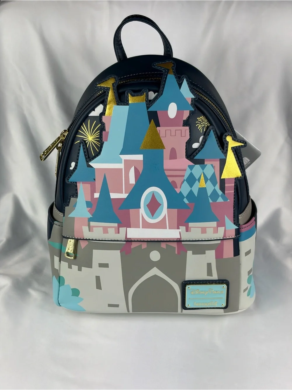 Loungefly Disney Parks Castle Mini Backpack- Disneyland Paris Collectible NWT